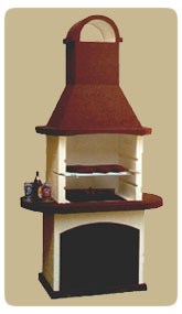 grill betonowy kominek darkom